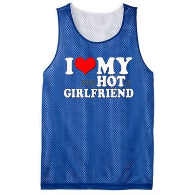 I Love My Psychotic Girlfriend Funny I Heart My Girlfriend Mesh Reversible Basketball Jersey Tank