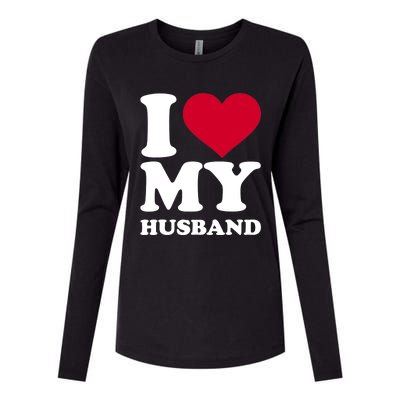 I Love My Husband TShirt Womens Cotton Relaxed Long Sleeve T-Shirt