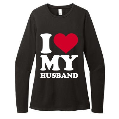 I Love My Husband TShirt Womens CVC Long Sleeve Shirt