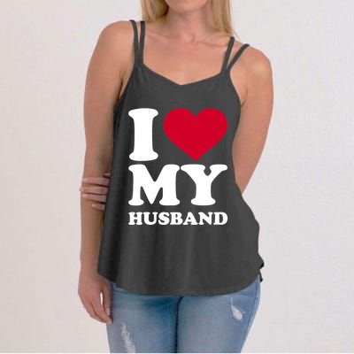 I Love My Husband TShirt Women's Strappy Tank