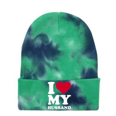 I Love My Husband TShirt Tie Dye 12in Knit Beanie