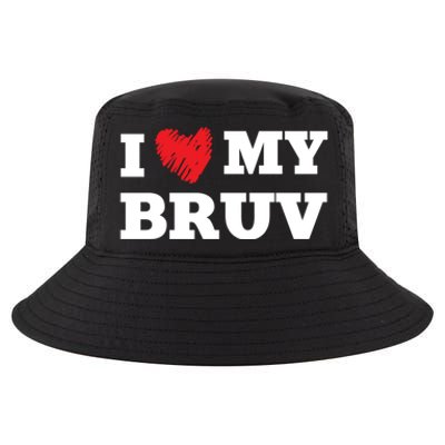 I Love My Bruv Favorite Family Member Valentines Brother Gift Cool Comfort Performance Bucket Hat