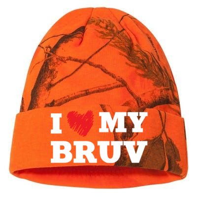 I Love My Bruv Favorite Family Member Valentines Brother Gift Kati Licensed 12" Camo Beanie