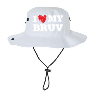 I Love My Bruv Favorite Family Member Valentines Brother Gift Legacy Cool Fit Booney Bucket Hat