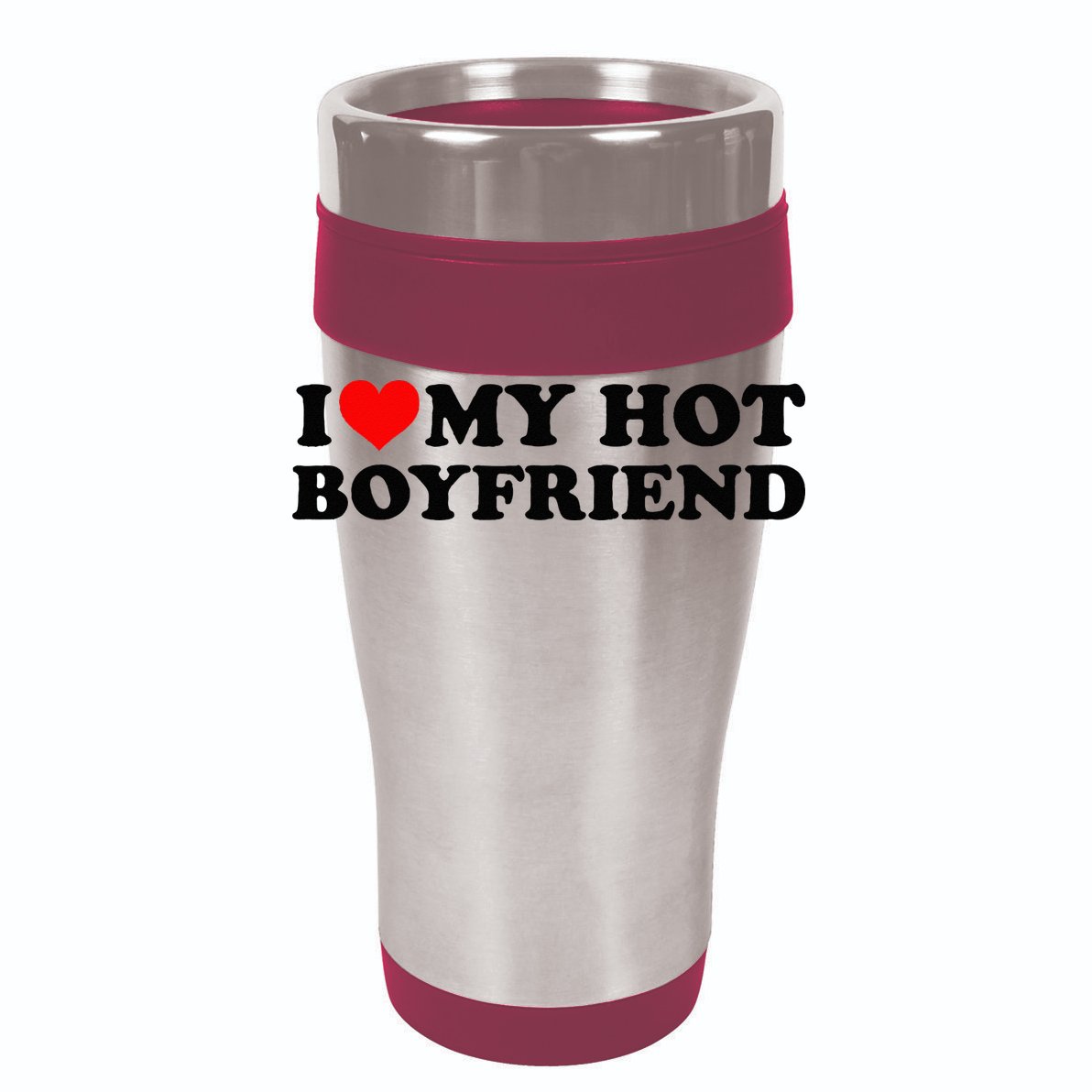 I Love My Hot Boyfriend BF I Heart My Hot Boyfriend White Cool Comfort Performance Bucket Hat