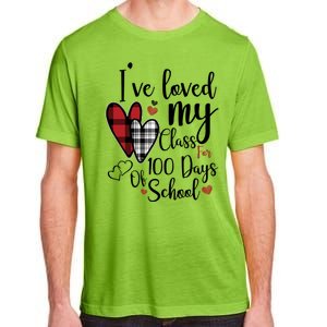 I've Loved My Class For 100 Days School Cute Valentine Adult ChromaSoft Performance T-Shirt