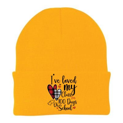 I've Loved My Class For 100 Days School Cute Valentine Knit Cap Winter Beanie