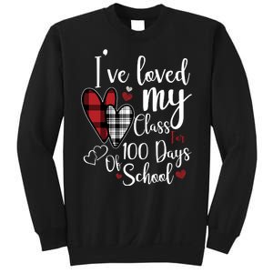 I've Loved My Class For 100 Days School Cute Valentine Sweatshirt