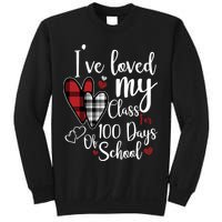 I've Loved My Class For 100 Days School Cute Valentine Sweatshirt