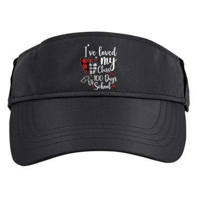 I've Loved My Class For 100 Days School Cute Valentine Adult Drive Performance Visor