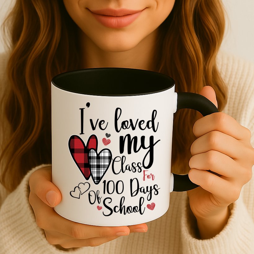 I've Loved My Class For 100 Days School Cute Valentine Mug