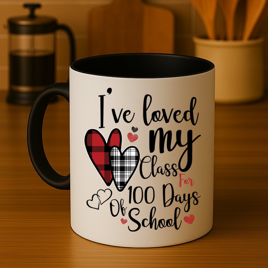 I've Loved My Class For 100 Days School Cute Valentine Mug