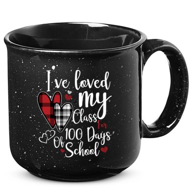 I've Loved My Class For 100 Days School Cute Valentine 15oz Campfire Ceramic Mug