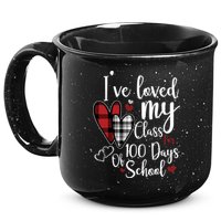 I've Loved My Class For 100 Days School Cute Valentine 15oz Campfire Ceramic Mug