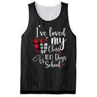 I've Loved My Class For 100 Days School Cute Valentine Mesh Reversible Basketball Jersey Tank