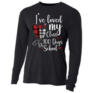 I've Loved My Class For 100 Days School Cute Valentine Cooling Performance Long Sleeve Crew