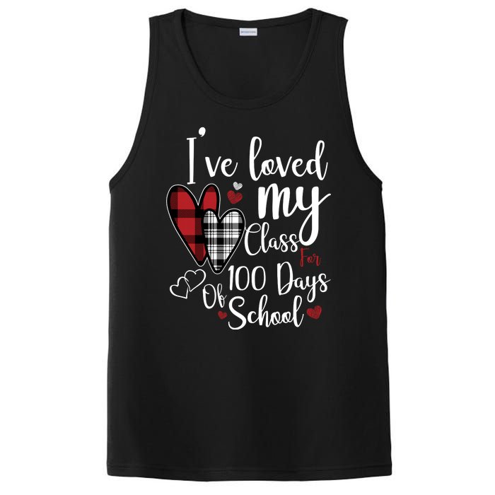 I've Loved My Class For 100 Days School Cute Valentine PosiCharge Competitor Tank