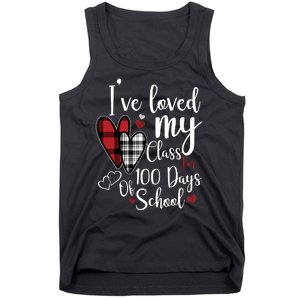 I've Loved My Class For 100 Days School Cute Valentine Tank Top