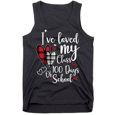 I've Loved My Class For 100 Days School Cute Valentine Tank Top