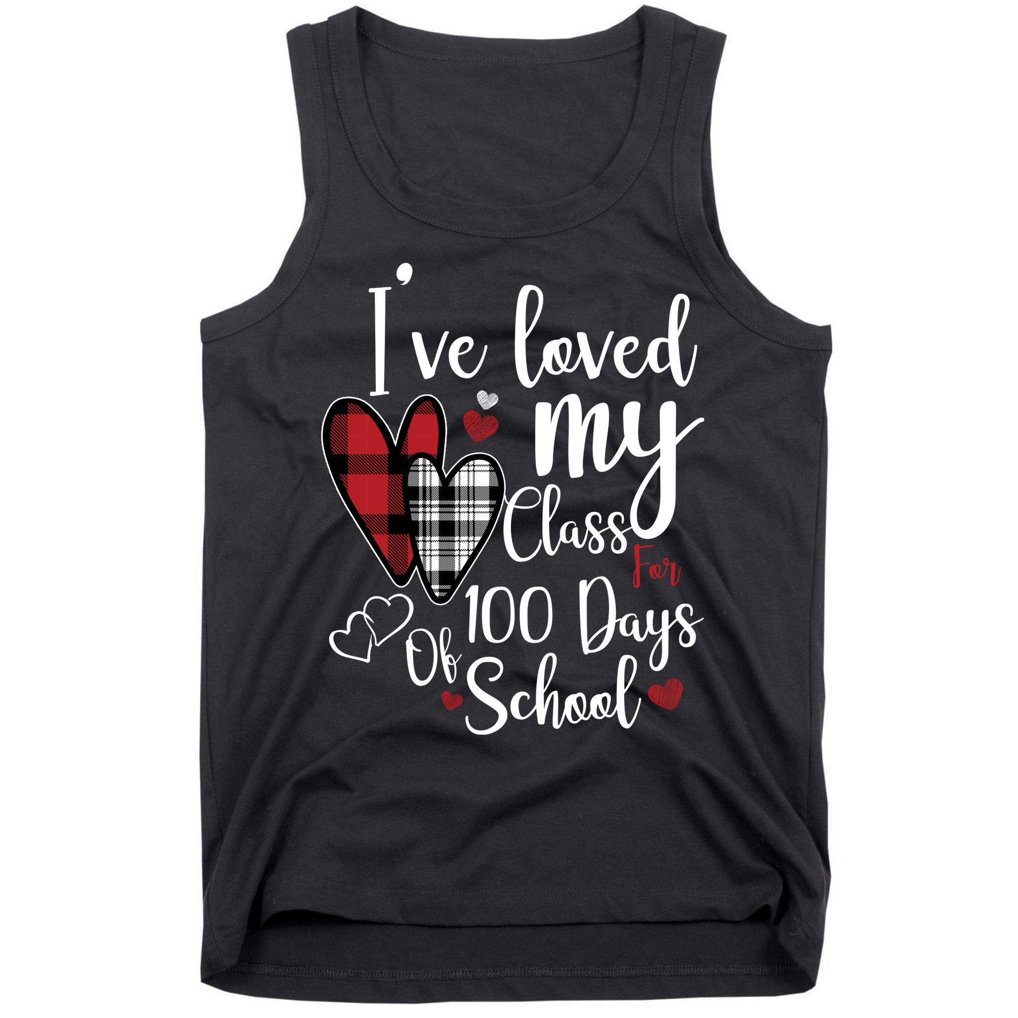 I've Loved My Class For 100 Days School Cute Valentine Tank Top