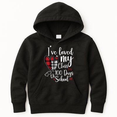 I've Loved My Class For 100 Days School Cute Valentine Kids Hoodie