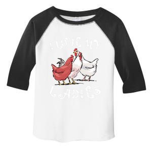 I Love My Ladies Chicken Farmer Crazy Lady Christmas Gift Toddler Fine Jersey T-Shirt