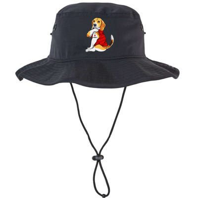 I Love Mom Tattoo Beagle Dog Lover Bucket Hat