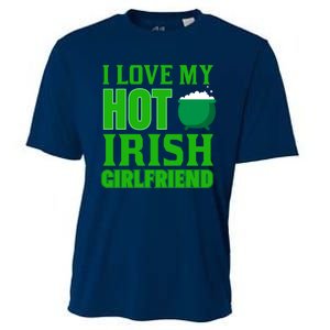 I Love My Hot Irish Girlfriend Cooling Performance Crew T-Shirt