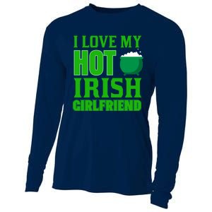 I Love My Hot Irish Girlfriend Cooling Performance Long Sleeve Crew