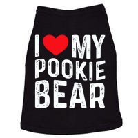 I Love My Pookie Bear I Heart My Pookie Bear ValentineS Doggie Tank