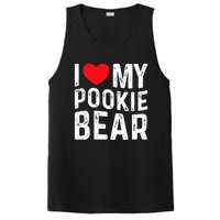 I Love My Pookie Bear I Heart My Pookie Bear ValentineS PosiCharge Competitor Tank