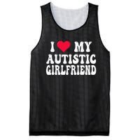 I Love My Autistic Girlfriend Mesh Reversible Basketball Jersey Tank