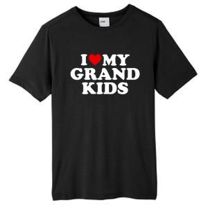 I Love My Grand Grand Gift Red Heart Gift Tall Fusion ChromaSoft Performance T-Shirt