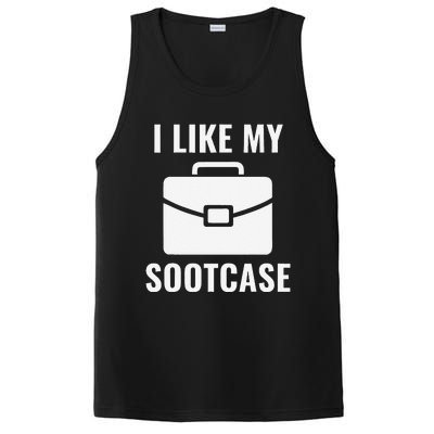 I Like My Sootcase Funny Suitcase Meme Viral Sarcastic Pun PosiCharge Competitor Tank