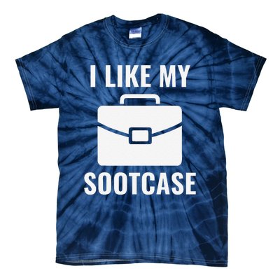 I Like My Sootcase Funny Suitcase Meme Viral Sarcastic Pun Tie-Dye T-Shirt