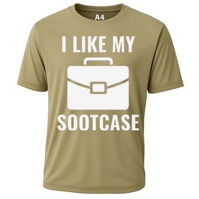 I Like My Sootcase Funny Suitcase Meme Viral Sarcastic Pun Cooling Performance Crew T-Shirt