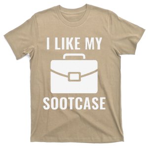 I Like My Sootcase Funny Suitcase Meme Viral Sarcastic Pun T-Shirt