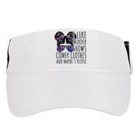 I Like Murder Shows Comfy Clothes And Maybe 3 People Adult Drive Performance Visor