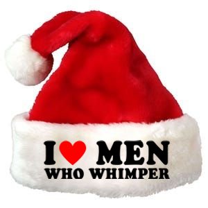 I Love Men Who Whimper Funny Whimper Quotes Premium Christmas Santa Hat