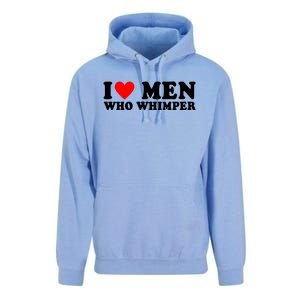 I Love Men Who Whimper Funny Whimper Quotes Unisex Surf Hoodie