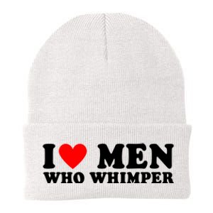 I Love Men Who Whimper Funny Whimper Quotes Knit Cap Winter Beanie