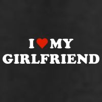 I Love My Gf 7 Panel Mesh Trucker Snapback Hat