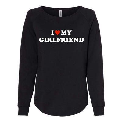 I Love My Gf Womens California Wash Sweatshirt