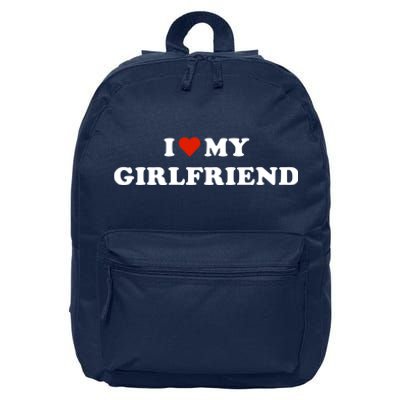 I Love My Gf 16 in Basic Backpack