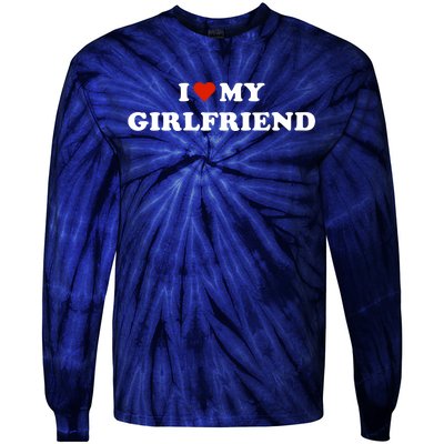 I Love My Gf Tie-Dye Long Sleeve Shirt