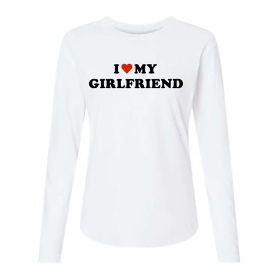 I Love My Gf Womens Cotton Relaxed Long Sleeve T-Shirt