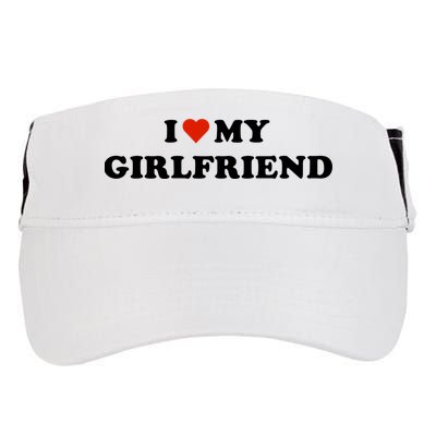I Love My Gf Adult Drive Performance Visor