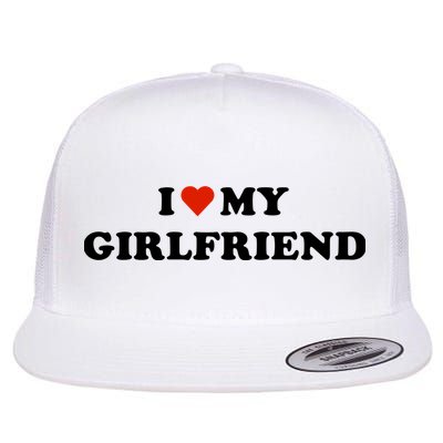 I Love My Gf Flatbill Hat