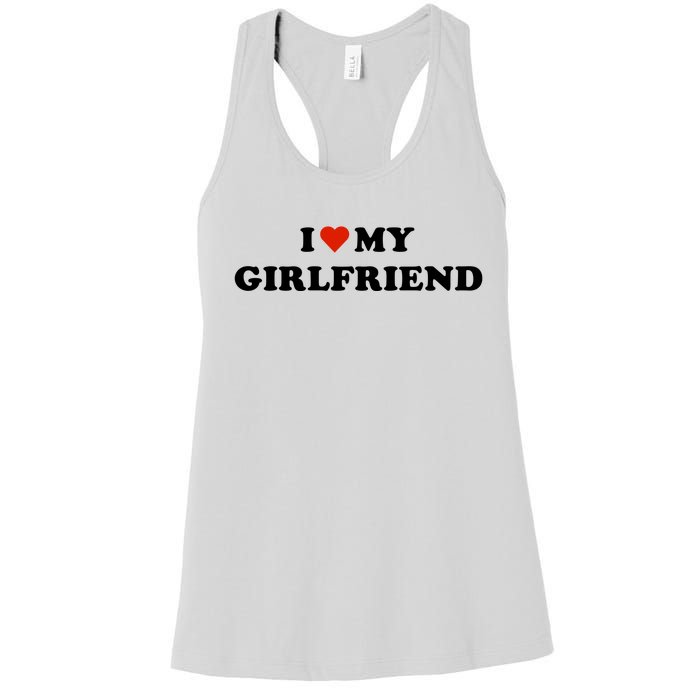 I Love My Gf Women's Racerback Tank