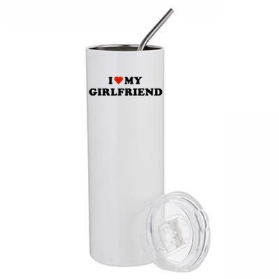 I Love My Gf Stainless Steel Tumbler